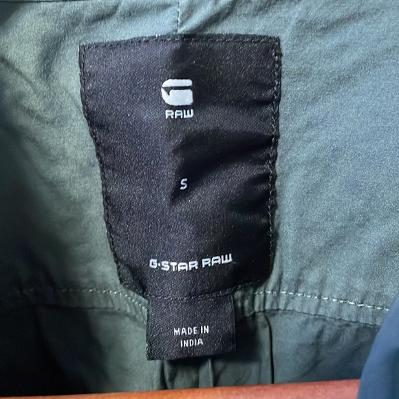 G-star Raw Button Up Shirt in Dark Military Green - Picture 9 of 13